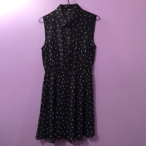 Black skater dress